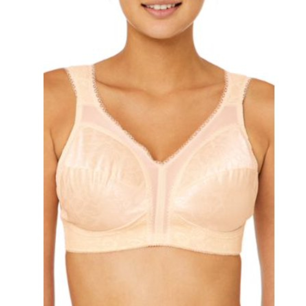 Playtex 18 Hour Original Comfort Strap Wirefree Bra Natural Beige Size 44C